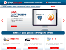 Tablet Screenshot of datatransp.com